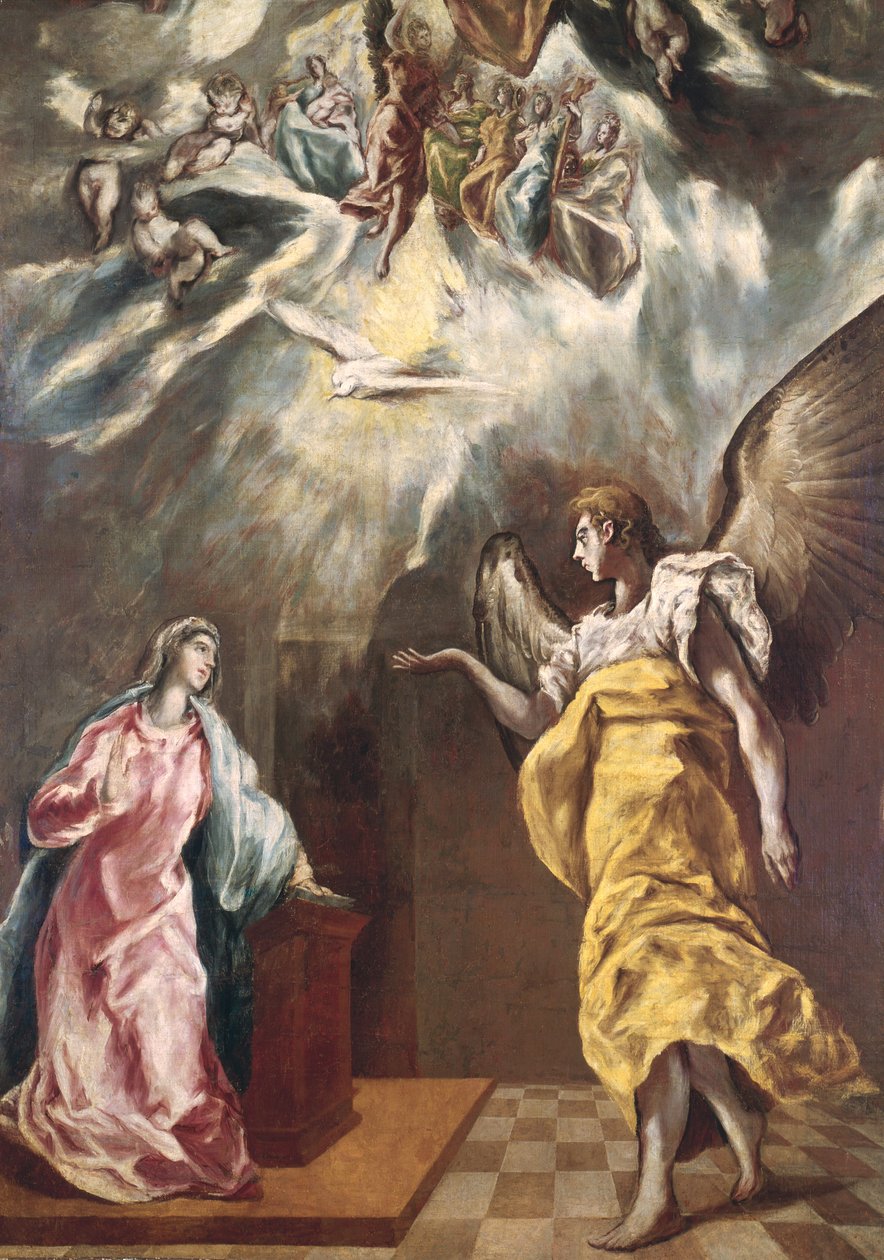 Az Angyali üdvözlet alkotó: El Greco