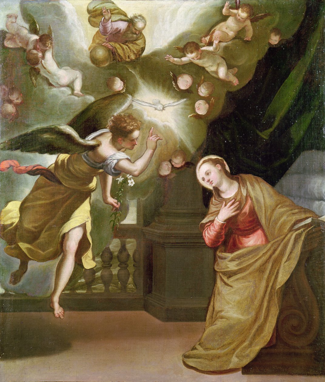 Az Angyali üdvözlet, 1565 körül alkotó: El Greco