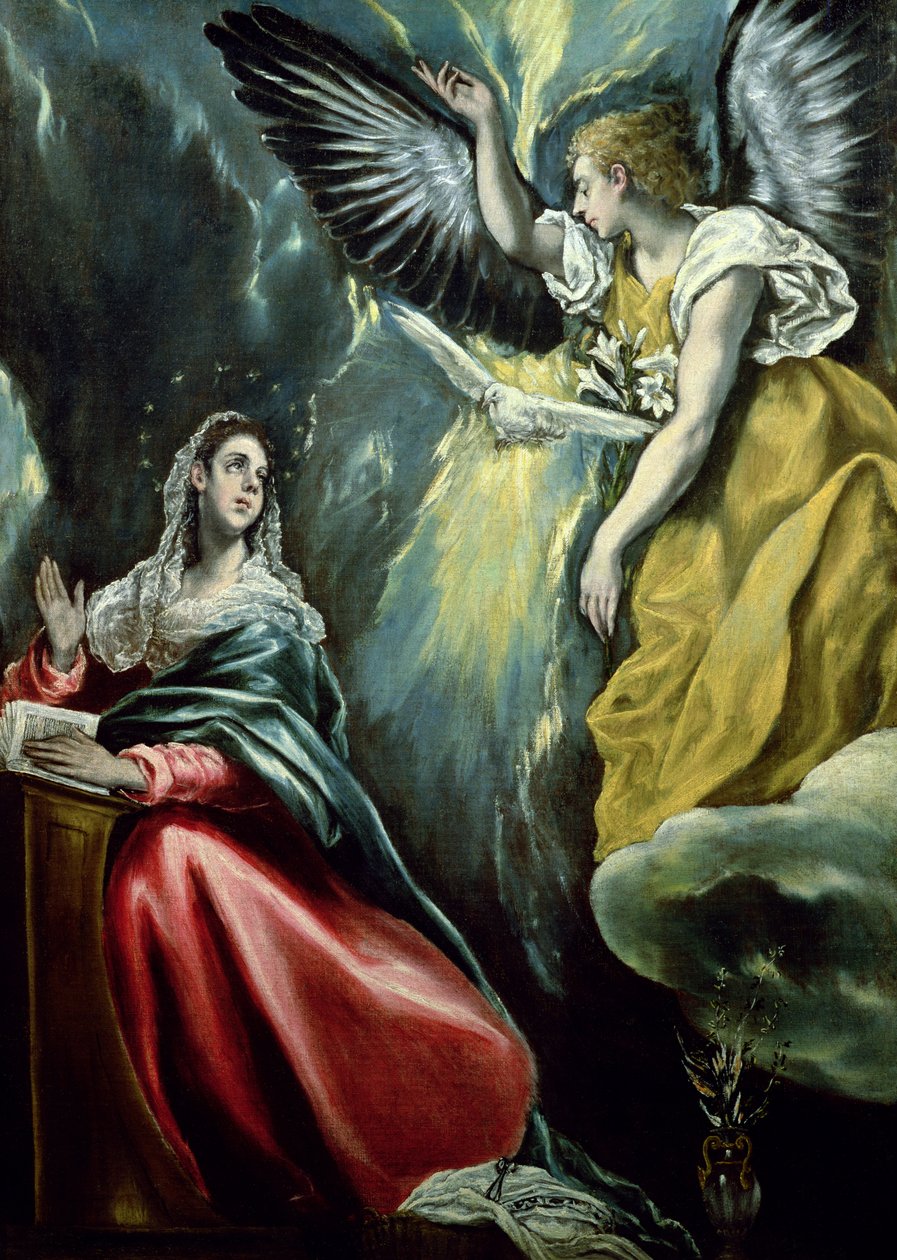 Az Angyali üdvözlet, 1575 körül alkotó: El Greco