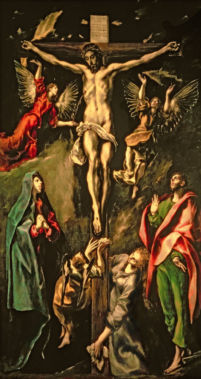 A keresztre feszítés, 1584-1600 körül alkotó: El Greco