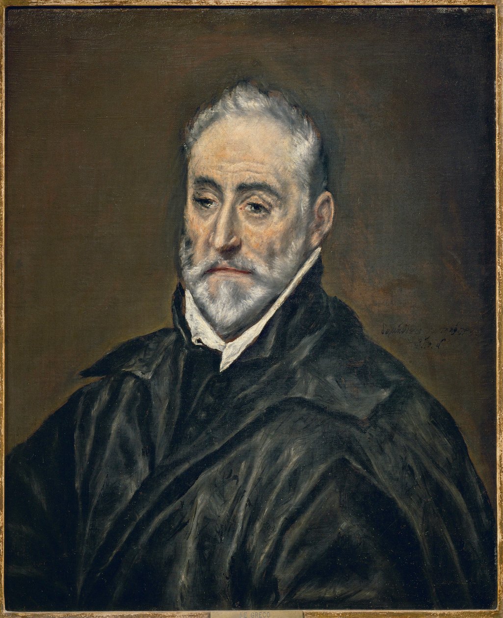 Antonio de Covarrubias y Leiva, teológus, a toledói katedrális kanonokja ... alkotó: El (1541 1614) Greco