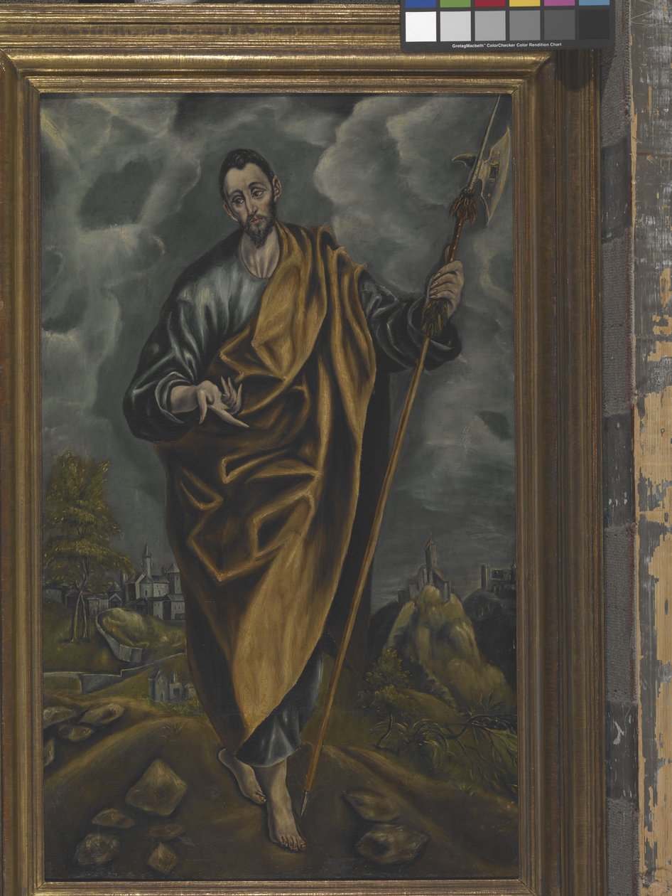 Szent Júdás Tadé vagy Szent Tamás (olaj, vászon) alkotó: El (1541 1614) Greco