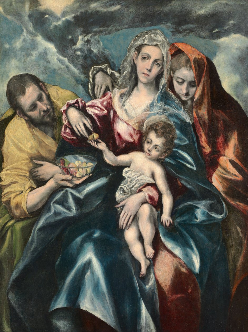 A Szent Család Mária Magdolnával, 1590-95 körül (olaj, vászon) alkotó: El Greco