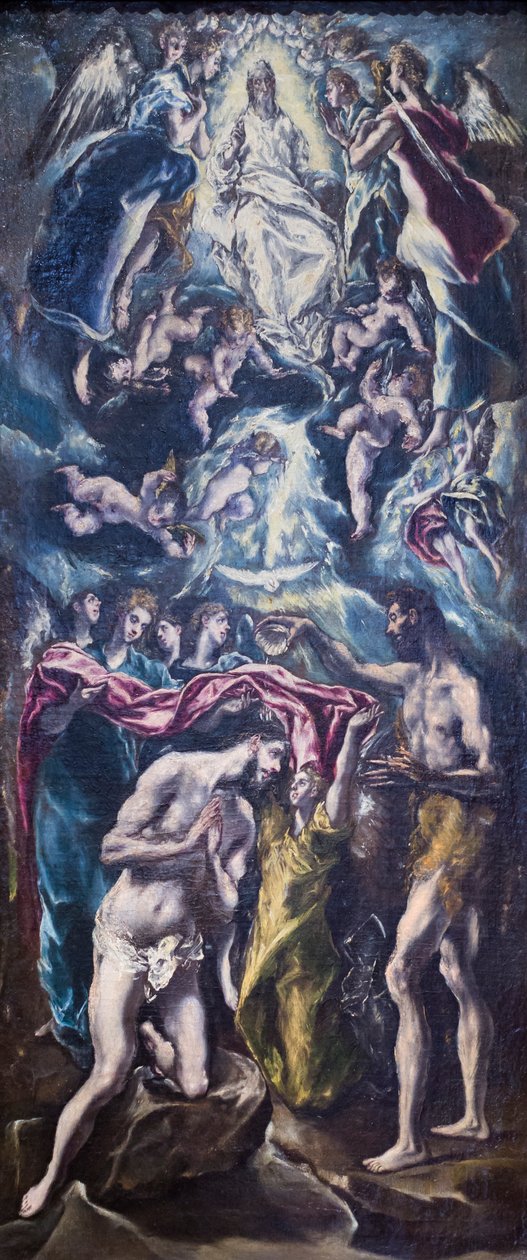 Krisztus keresztsége alkotó: El (1541 1614) Greco