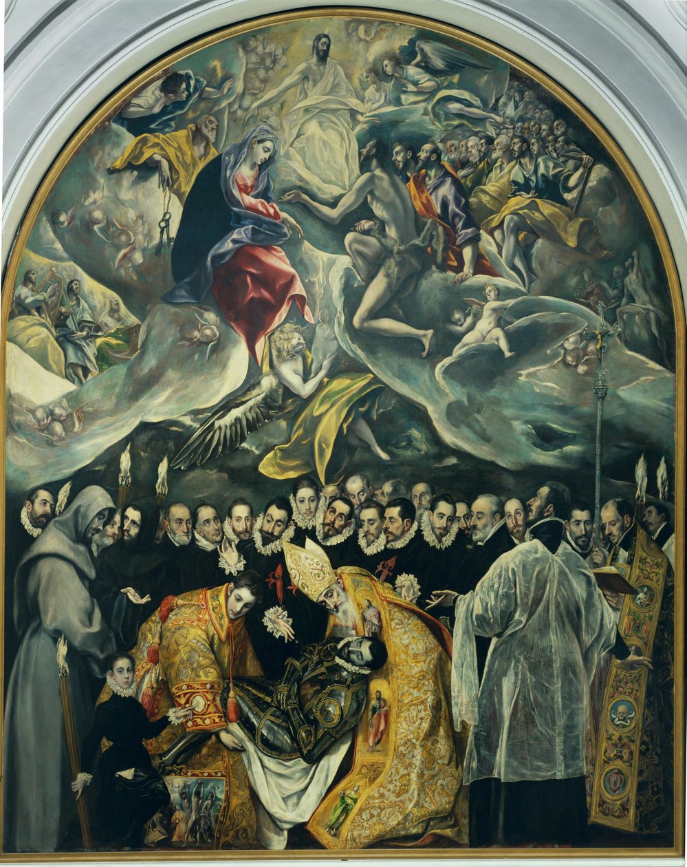 Orgaz grófjának temetése alkotó: El (1541-1614) Greco