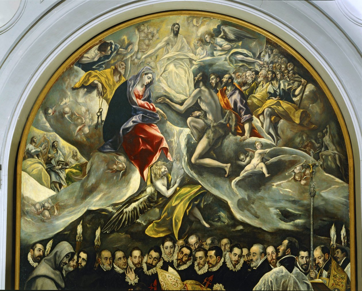 Orgaz grófjának temetése alkotó: El (1541-1614) Greco