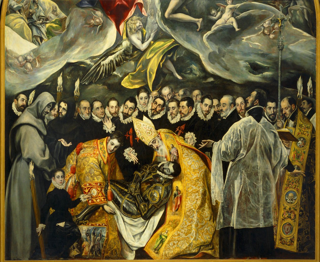 Orgaz grófjának temetése alkotó: El (1541-1614) Greco