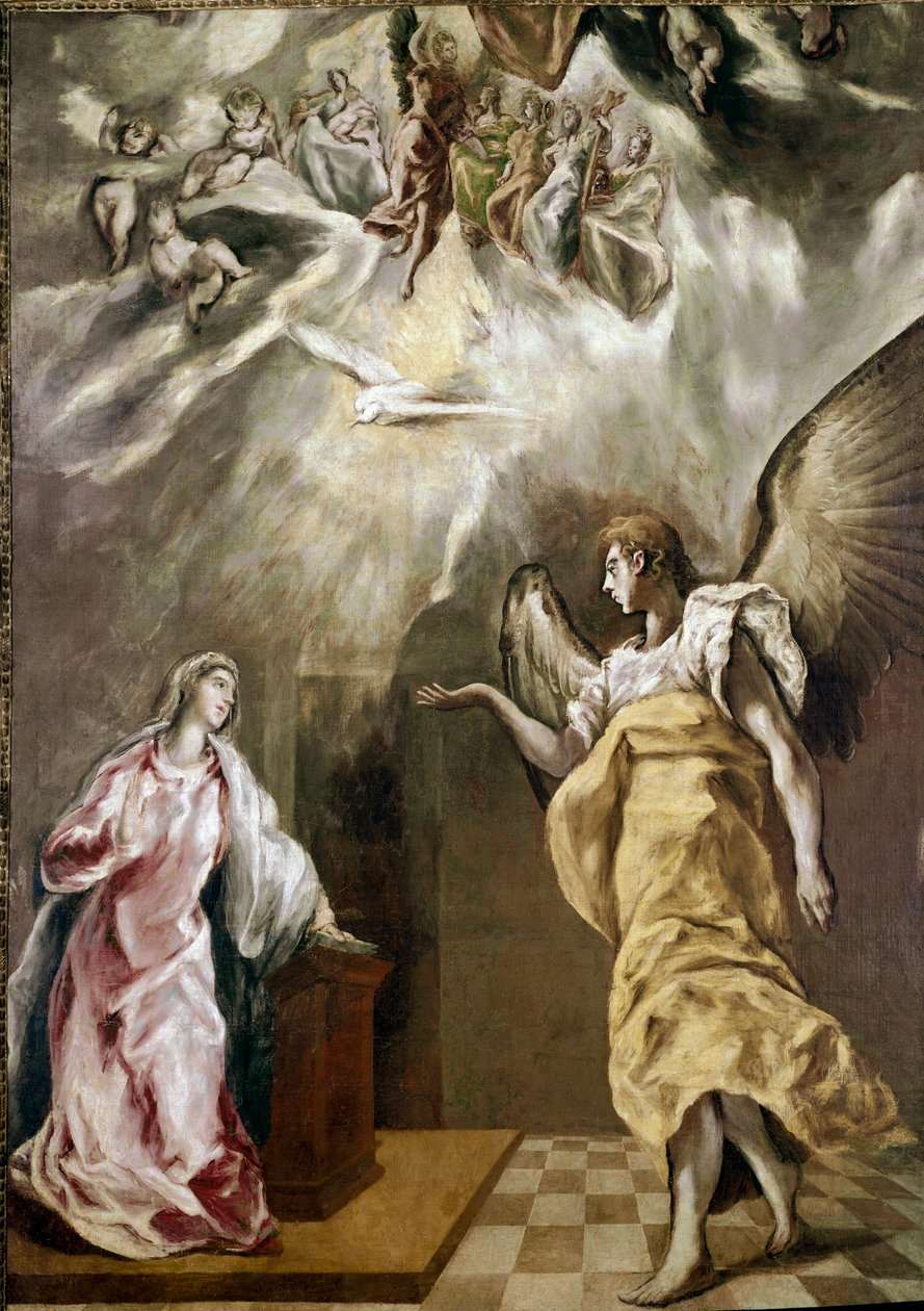 Angyali üdvözlet – Angyali üdvözlet alkotó: El Greco