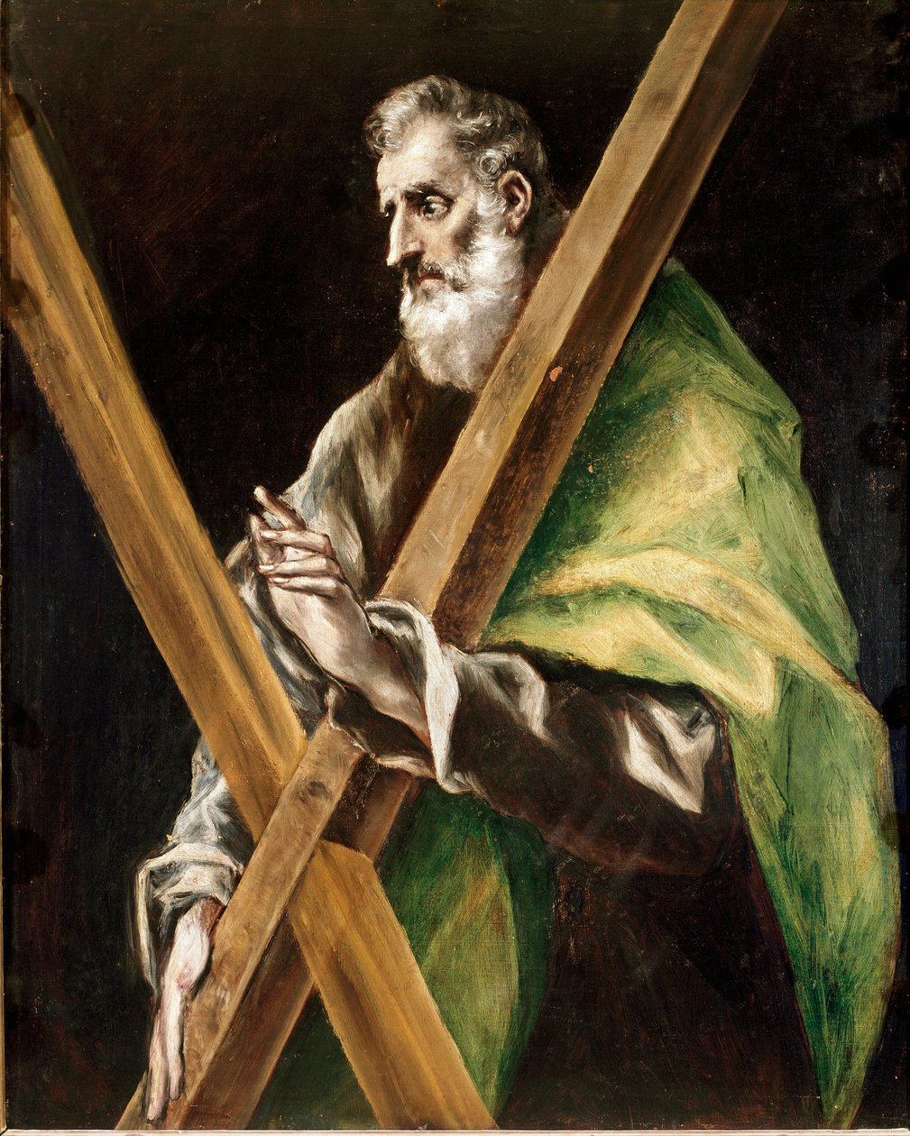 A toledói székesegyház apostolsága: Apotra Szent András. Domenikos Theotokopoulos festménye El Grecóban (1540-1614) alkotó: El Greco