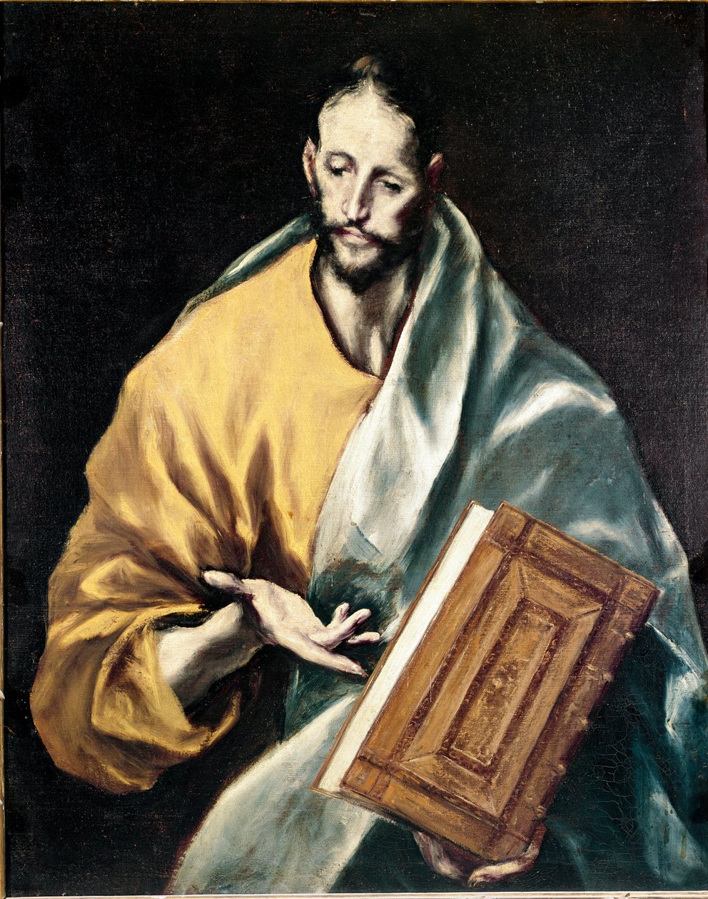 A toledói székesegyház apostolsága: a Szent Jakab apotre. Domenikos Theotokopoulos dit El Greco festménye (1540-1614) alkotó: El Greco