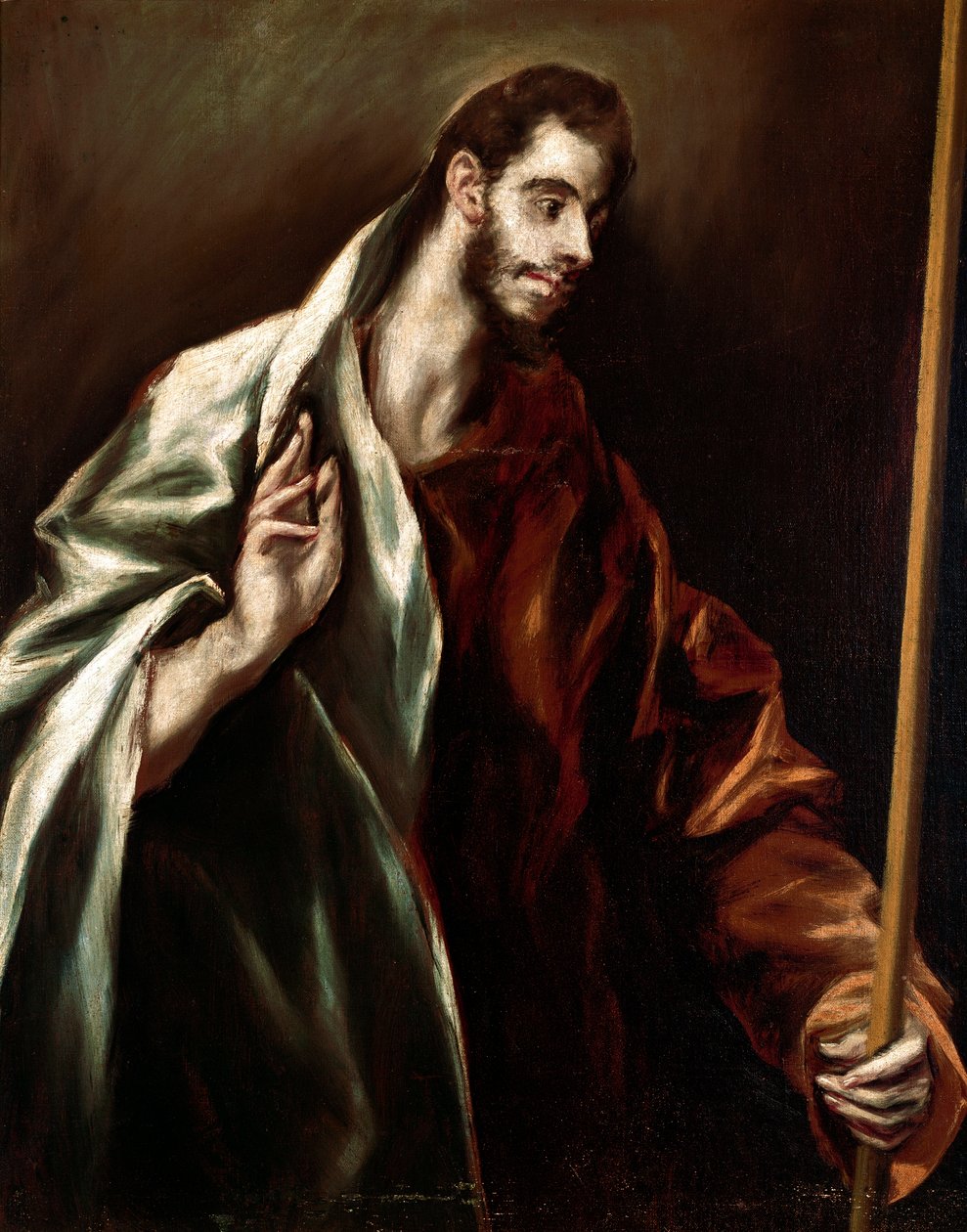 Apotre Szent Tamás. Domenikos Theotokopoulos dit El Greco festménye (1540-1614) alkotó: El Greco