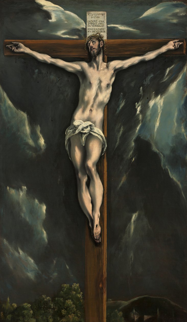 Krisztus a kereszten, 1600-1610 körül (olaj, vászon) alkotó: El Greco