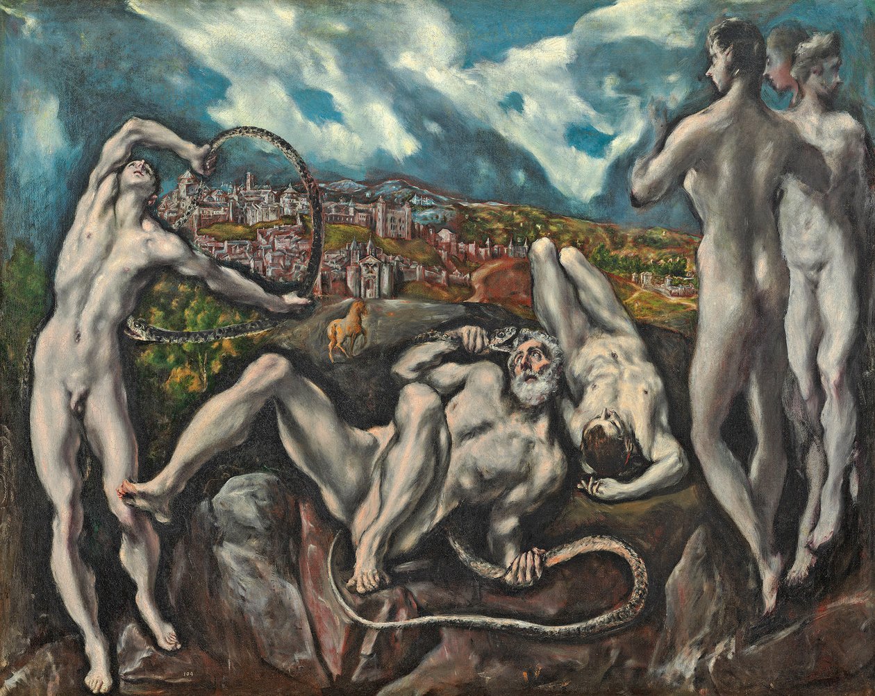 Laocoon, 1610-1614 körül (olaj, vászon) alkotó: El Greco