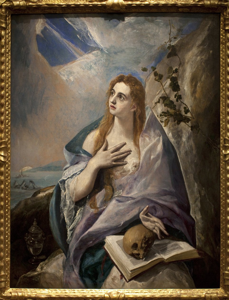 Madeleine penitente. Domenikos Theotokopoulos dit El Greco (1541-1614) festménye, olaj, vászon alkotó: El Greco