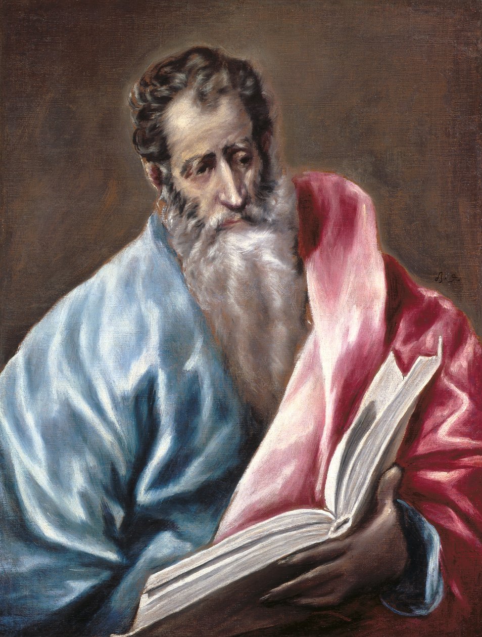 Szent Máté (olaj, vászon) alkotó: El (1541 1614) Greco