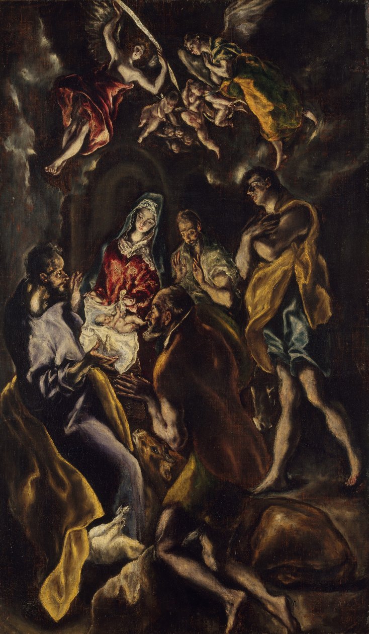 A Pásztorok imádása, 1612-1414 (olaj, vászon) alkotó: El Greco