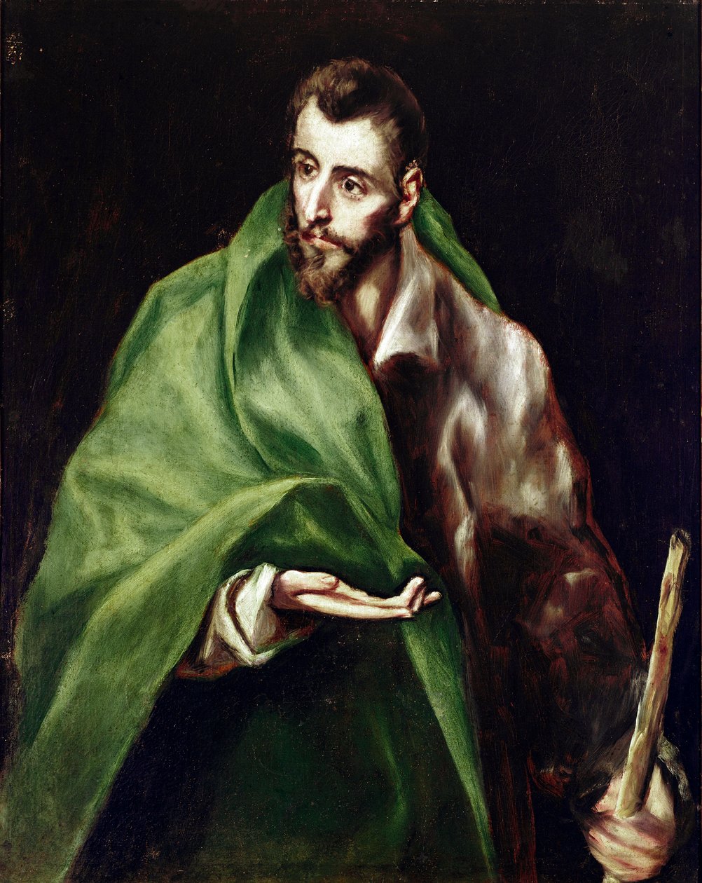Az Apotre Saint James Maggiore. Domenikos Theotokopoulos dit El Greco festménye (1540-1614) alkotó: El Greco