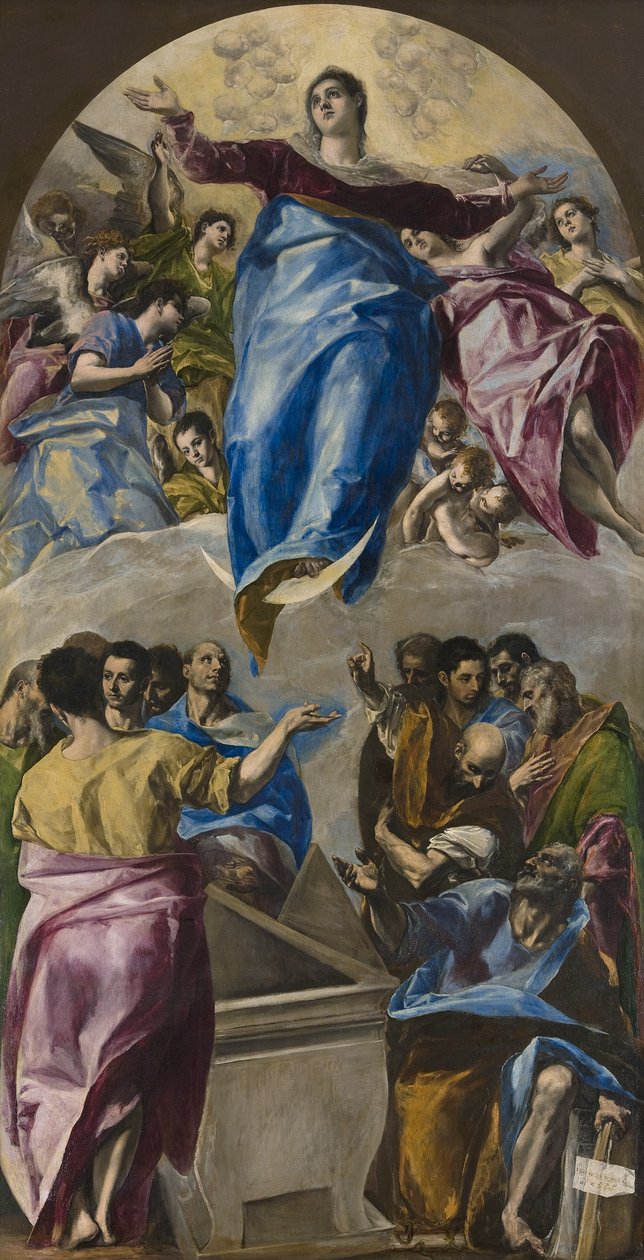 A Szűz mennybemenetele alkotó: El Greco