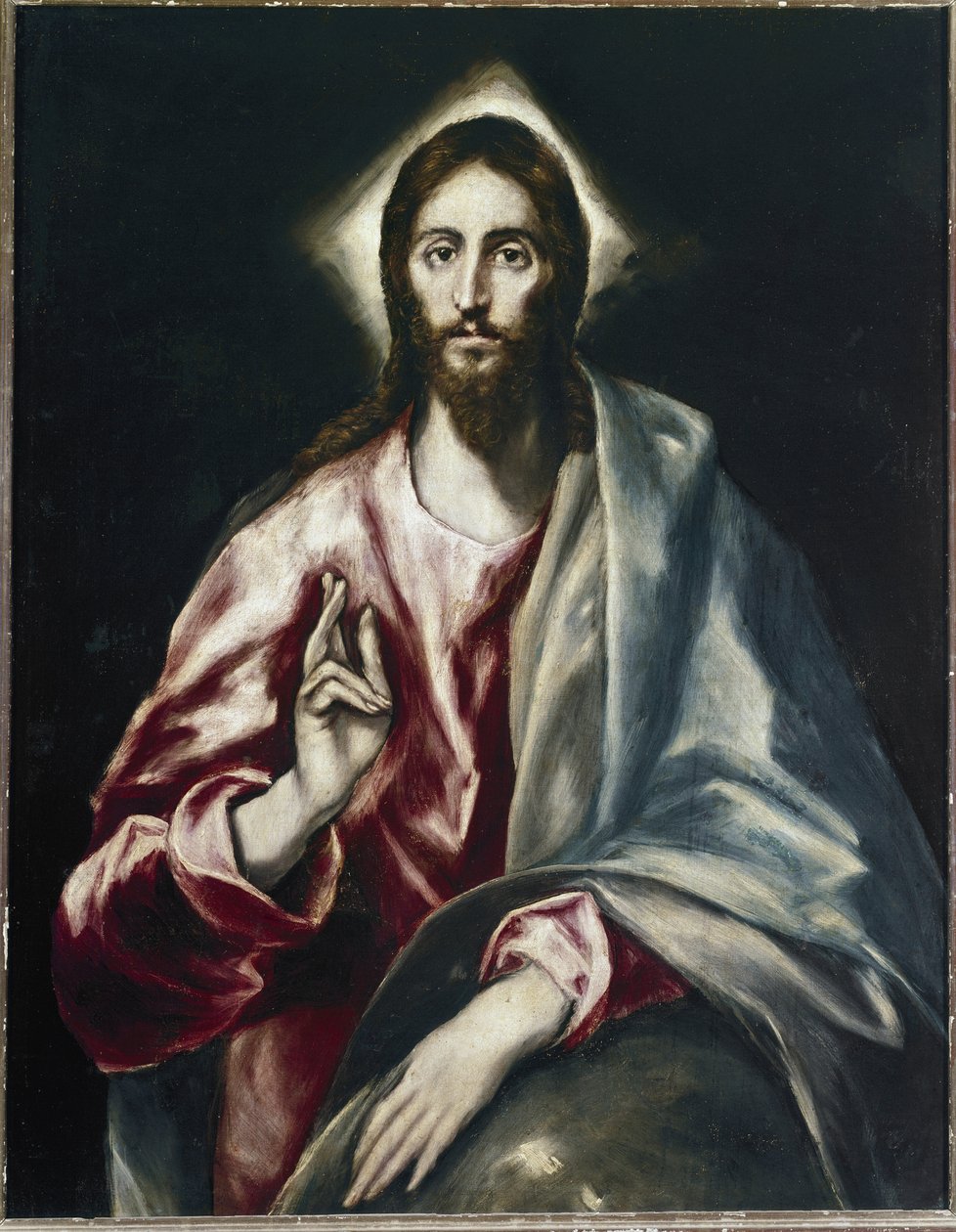 A Megváltó – olaj, vászon alkotó: El Greco