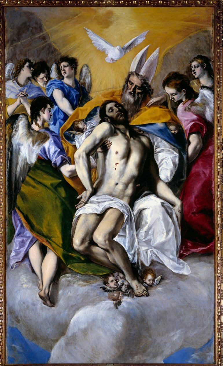 Domenikos Theotokopoulos Dit El Greco (1540-1614) Szentháromság-festménye 1577 V. 3x1,79 m Madrid, Prado Múzeum alkotó: El Greco