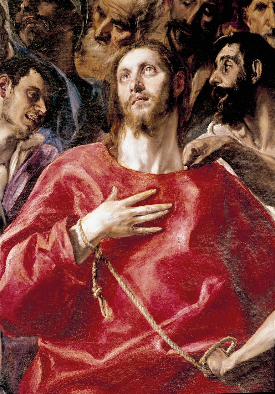 Krisztus megcsúfolása. Domenikos Theotokopoulos dit El Greco festménye (1540-1614) alkotó: El Greco