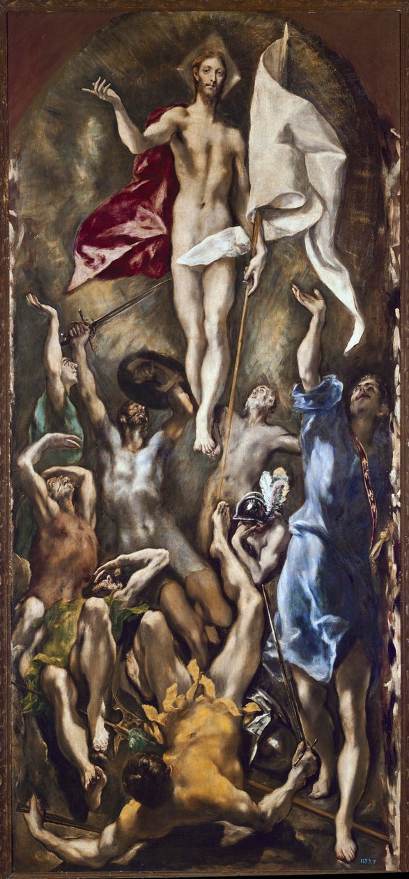 Krisztus feltámadása (olaj, vászon alkotó: El Greco