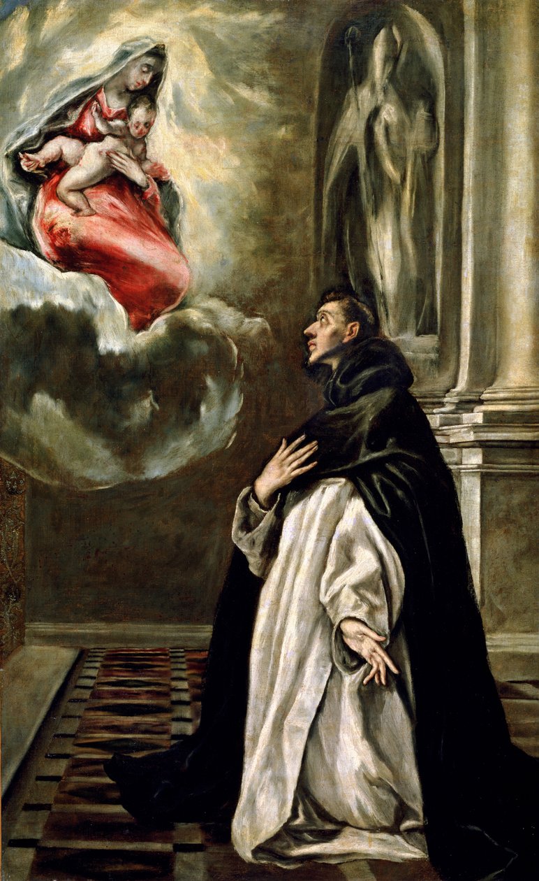 Szent Jácint látomása (olaj, vászon) alkotó: El Greco