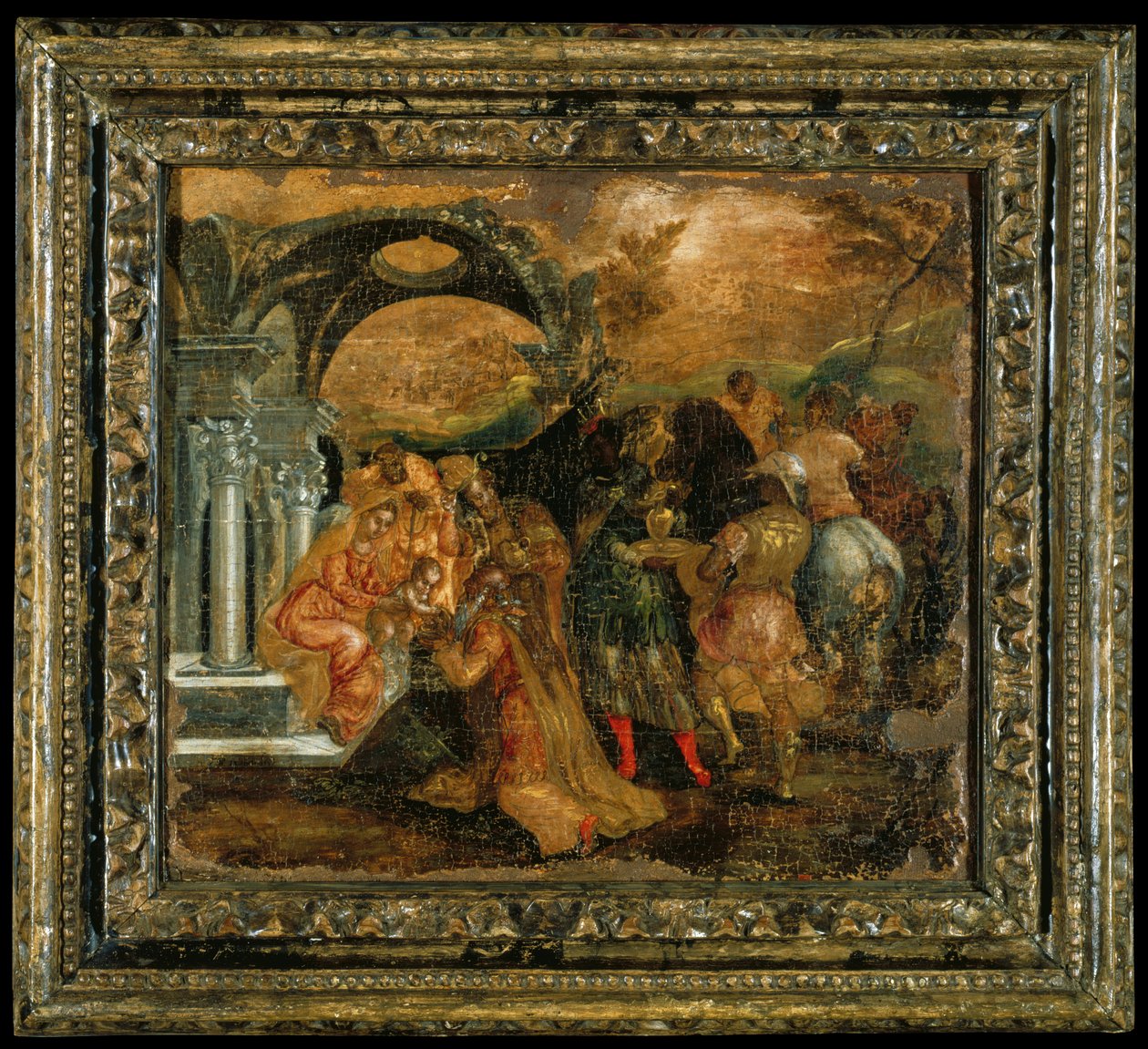 A mágusok imádása, 1560-67 körül (tojástempera a panelen) alkotó: El Greco