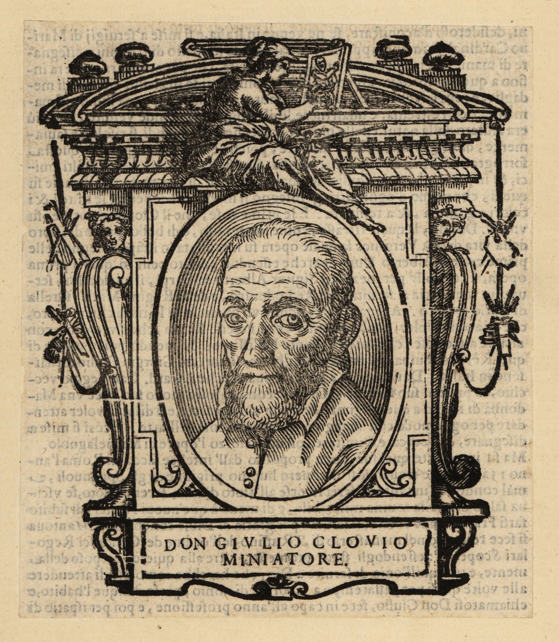 Giorgio Giulio Clovio, horvátországi születésű világító, miniatűr és festő portréja a reneszánsz Olaszországban alkotó: El Domenico (after) Greco