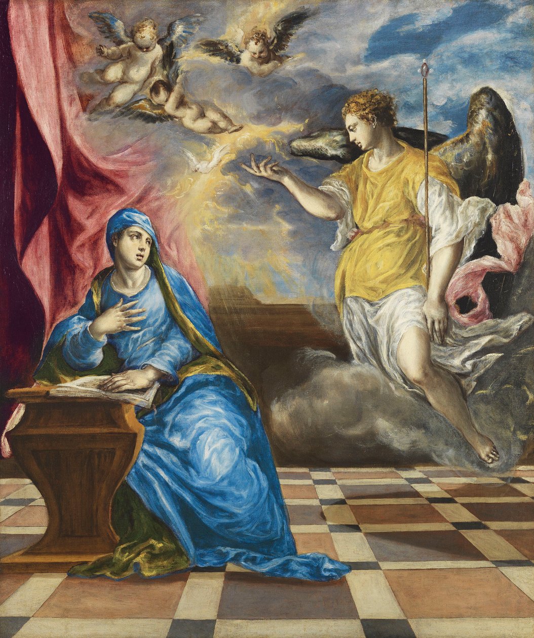 Angyali üdvözlet alkotó: El Greco