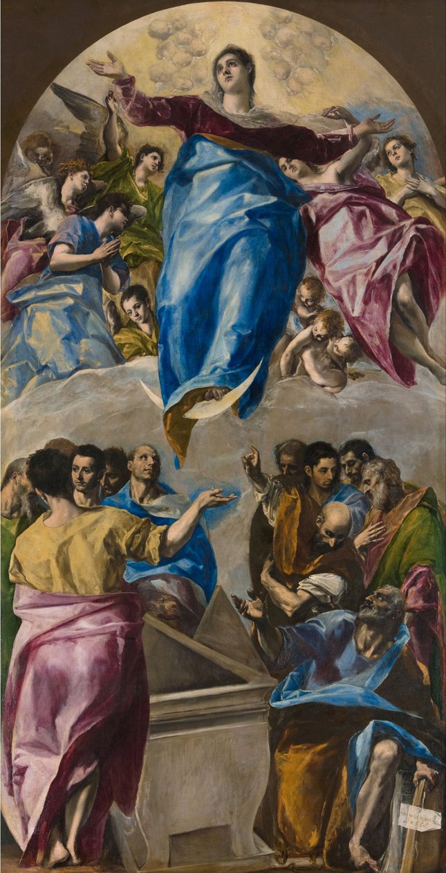 Szűz Mária mennybevétele alkotó: El Greco