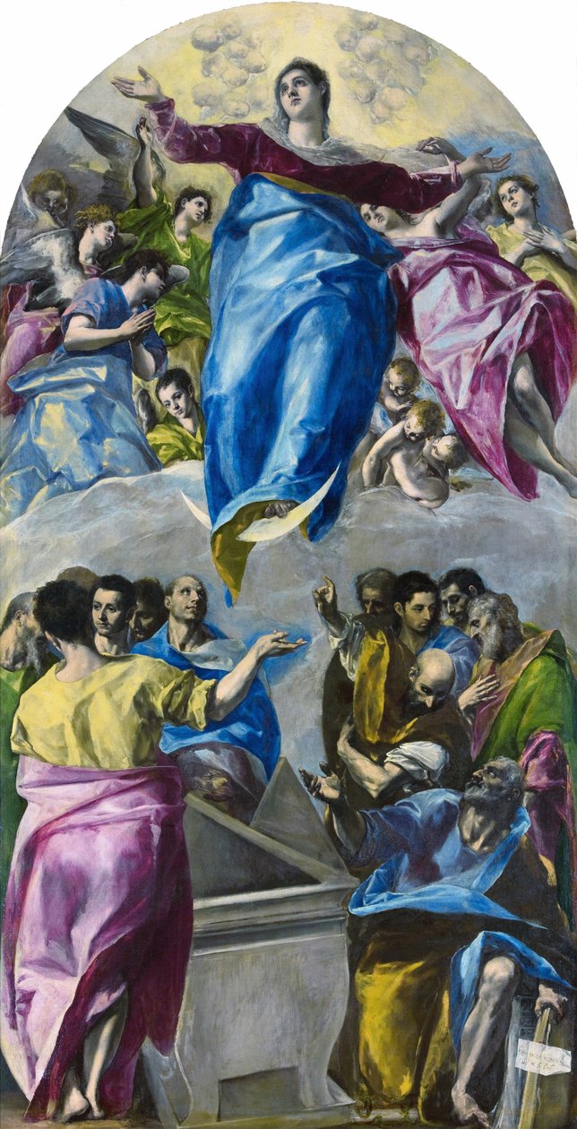 Szűz Mária mennybevétele alkotó: El Greco