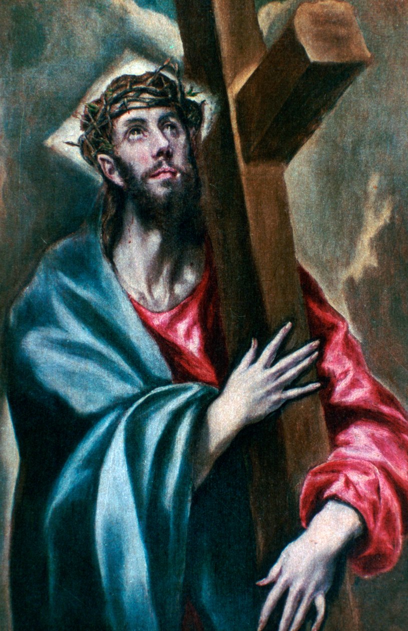 Krisztus keresztbe szorítva, 1600-1610 alkotó: El Greco
