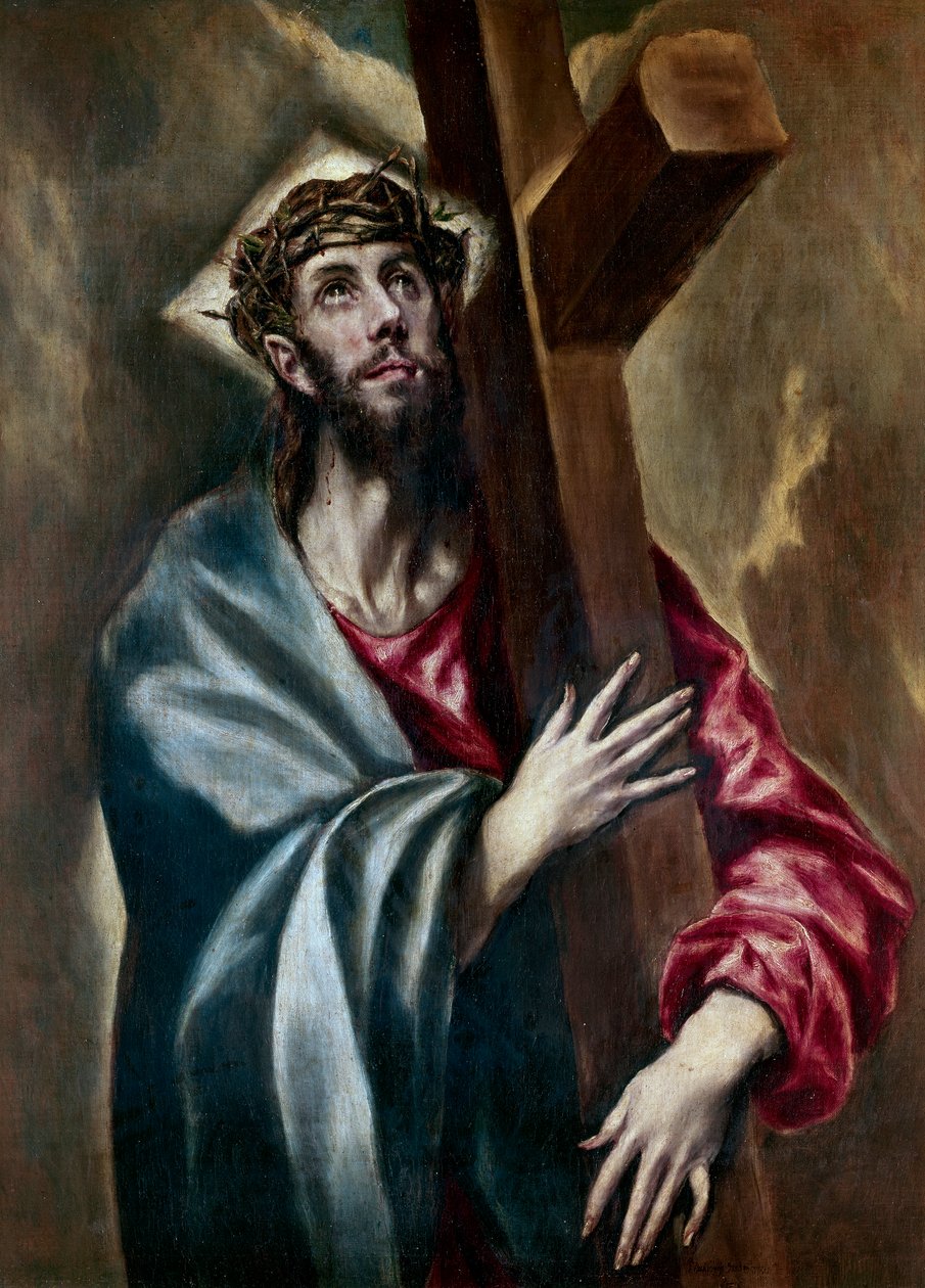 A keresztet hordozó Krisztus, 1602 körül alkotó: El Greco