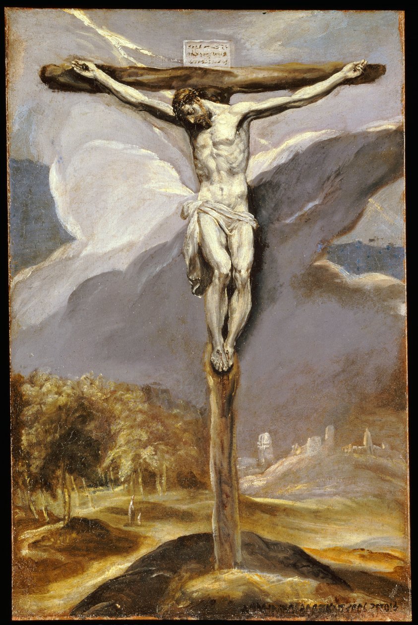 Krisztus a kereszten alkotó: El Greco