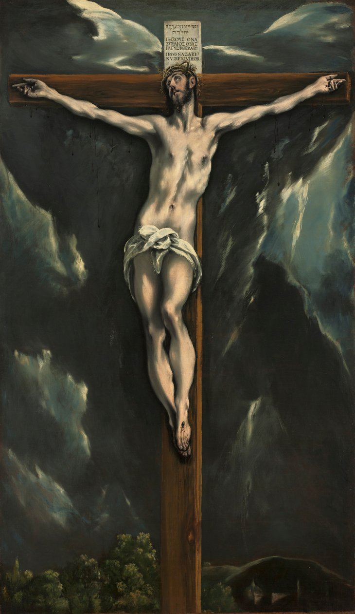 Krisztus a kereszten c. 1600-1610. alkotó: El Greco