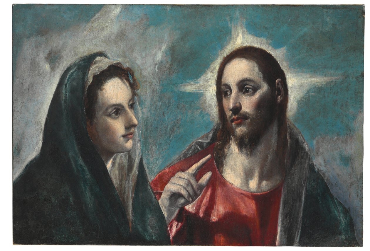 Krisztus búcsút vesz édesanyjától alkotó: El Greco