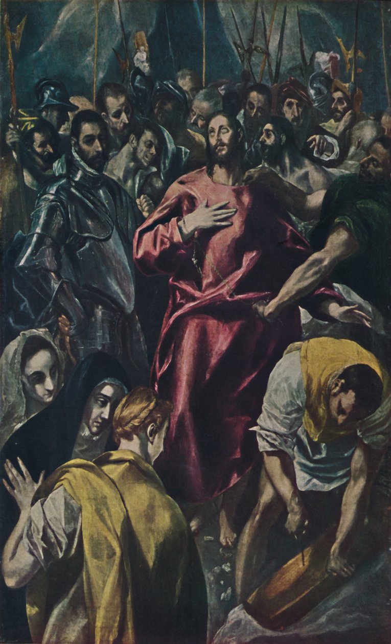 Espolio Entkleidung Christi., Krisztus levetkőztetése, c1577-1579, 1938 alkotó: El Greco