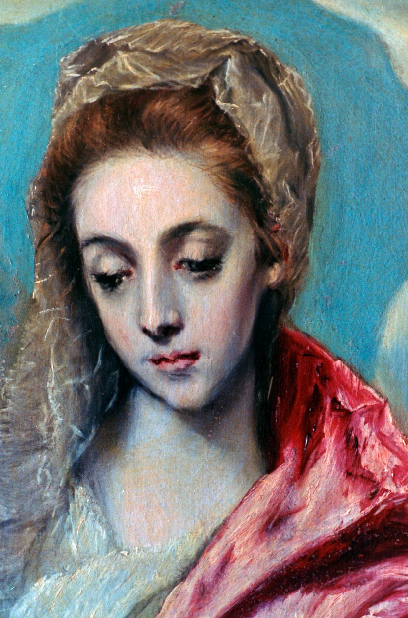 Szent család Szent Anna részlettel, c1590-1595 alkotó: El Greco
