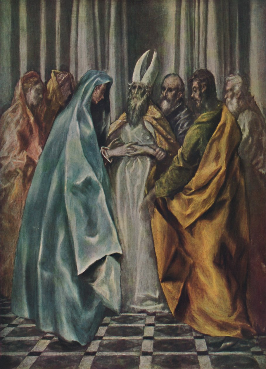 Mariae Verlobnis, A Szűz eljegyzése, 1600-1614, 1938 alkotó: El Greco