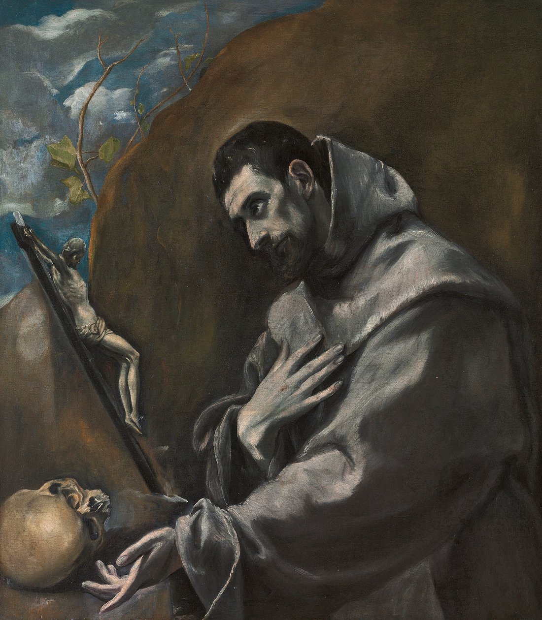 Assisi Szent Ferenc a meditációban alkotó: El Greco