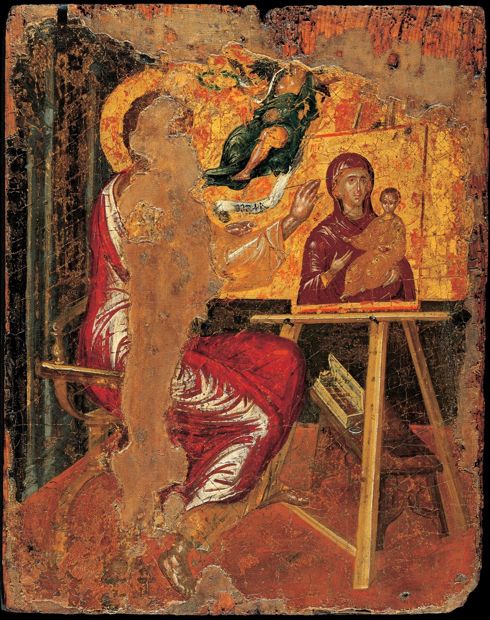 Szent Lukács a Szűzanya rajza, 1560-as évek alkotó: El Greco