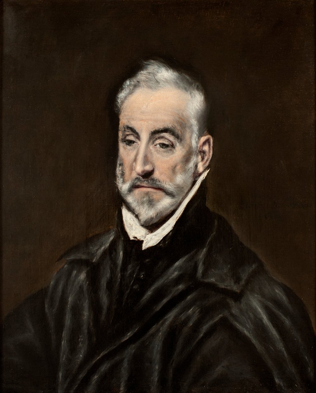 Spanyolul:  Antonio de Covarrubias y Leiva portréja Antonio de Covarrubias y Leiva (1514-1602), spanyol jogász és humanista. alkotó: El Greco