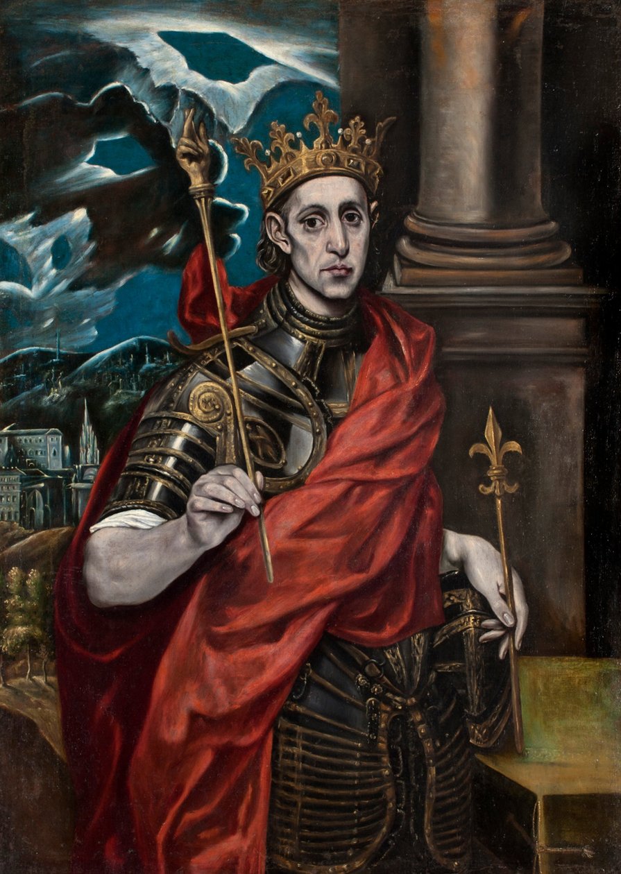 Szent Lajos, Franciaország királya alkotó: El Greco