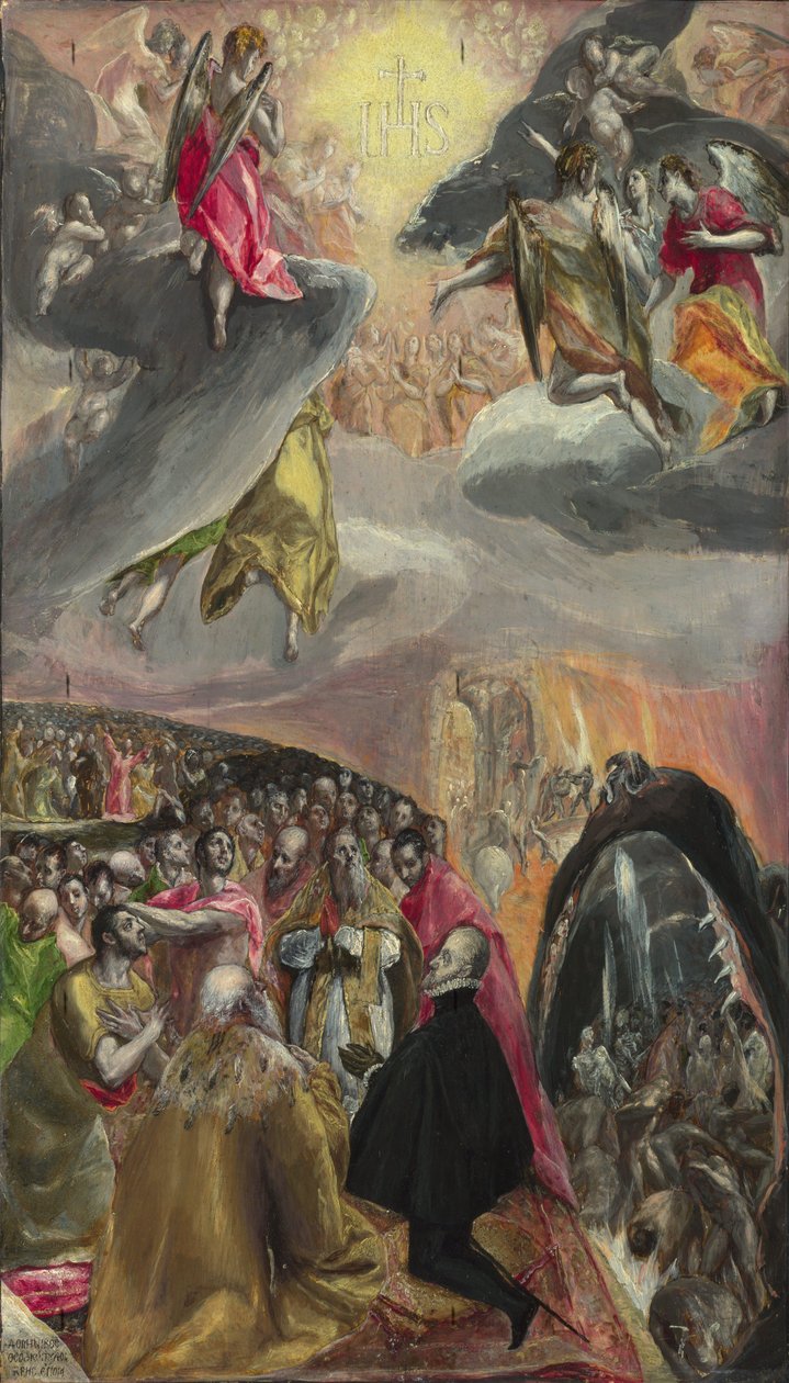 Jézus nevének imádása alkotó: El Greco