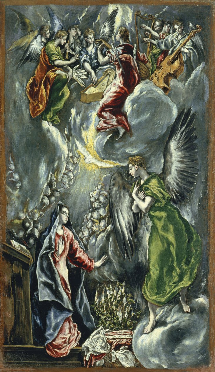Angyali üdvözlet, 1596-1600 körül alkotó: El Greco