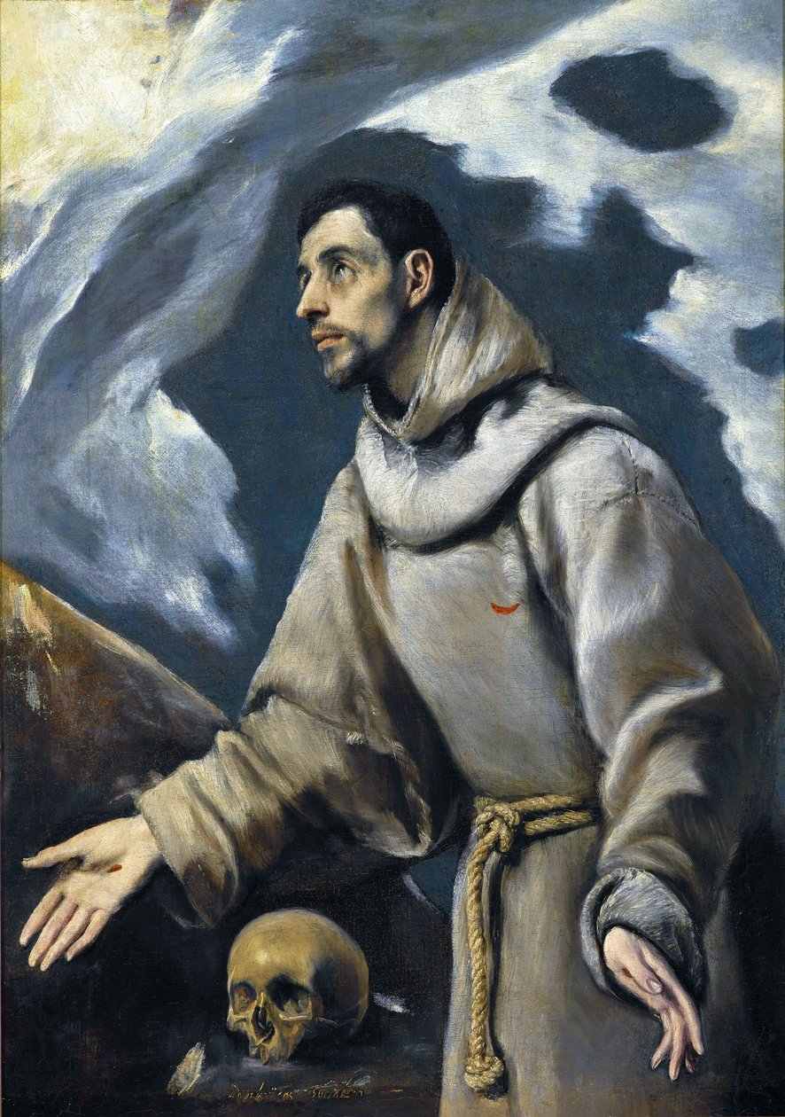 Assisi Szent Ferenc eksztázisa. alkotó: El Greco