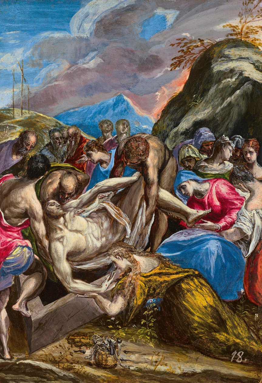 Krisztus temetése alkotó: El Greco