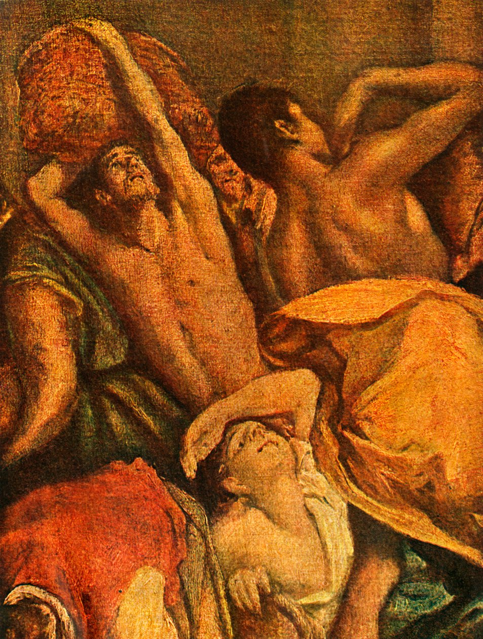 A pénzkölcsönzők kiűzése a templomból, c1600, 1938 alkotó: El Greco