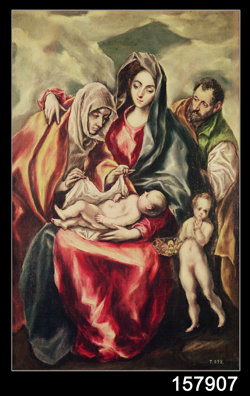 A Szent Család alkotó: El Greco